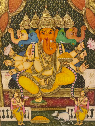 Tanjore Painting Lord Ganesha