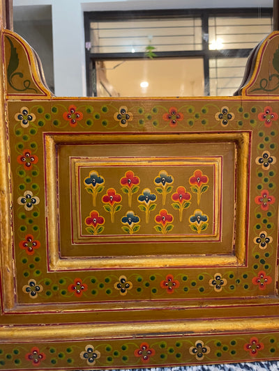 Hand painted Jharokha Frame with mirror