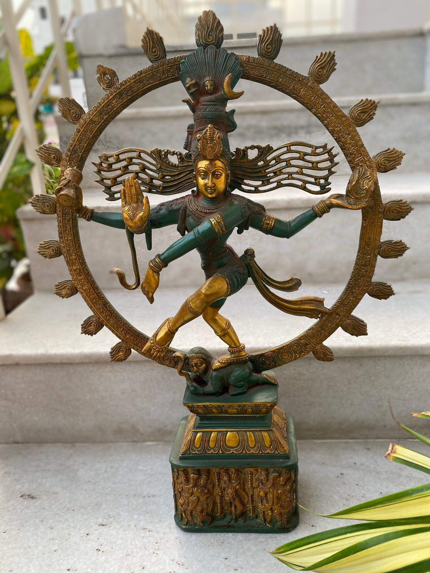 24 inches Handcrafted Dancing Natraj Statue in Brass