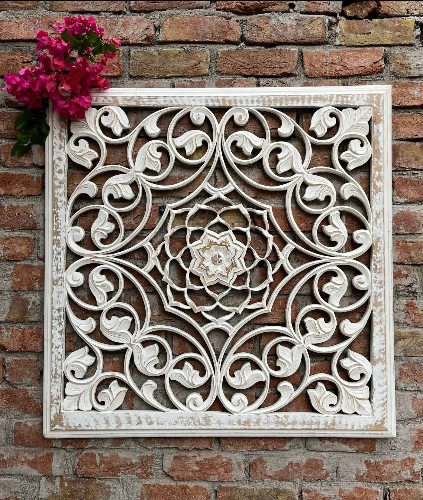 Wooden hand carved Wall Panel